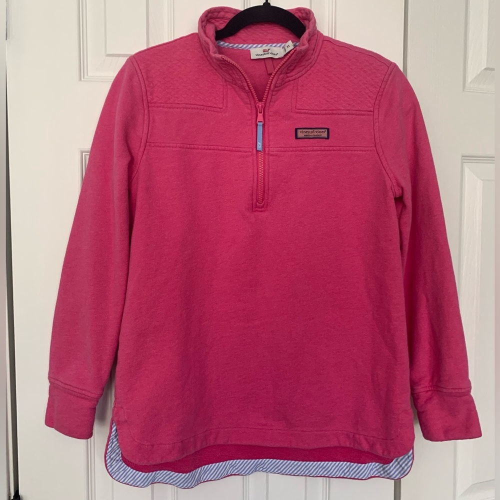 COPY - Womens Vineyard Vines Pink Shep Shirt 1/4 Zip Pullover, size XSmall
